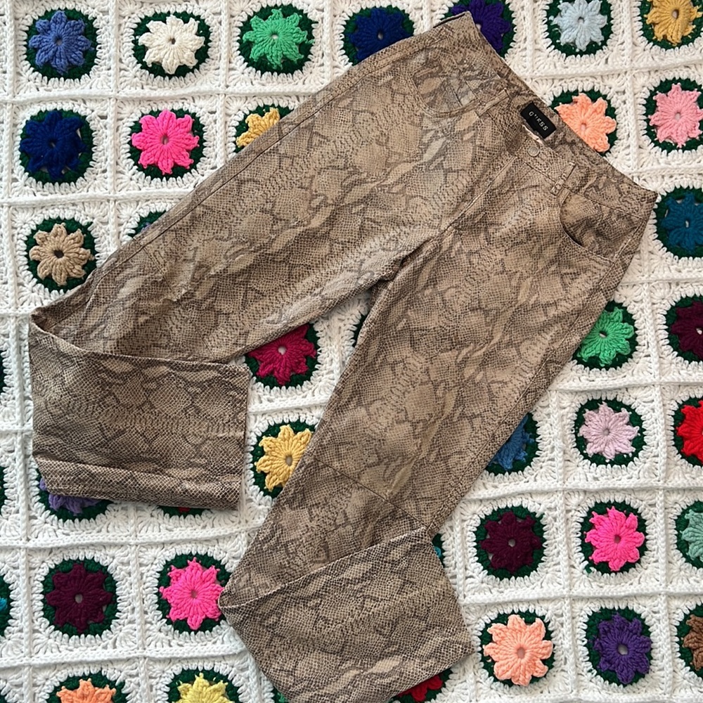 Guess Snakeskin Pants